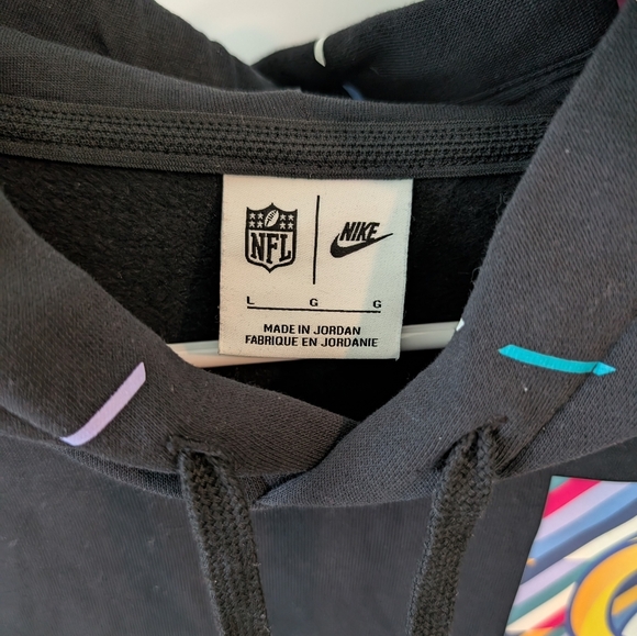 Nike x NFL, Mens Size Large, LA Rams‎ 2023 Crucial Catch Club Hoodie, Black - Picture 5 of 6